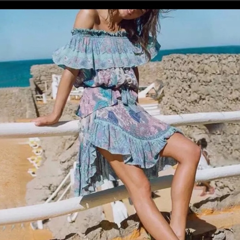 Bohemian Ruffle Skirt - Picture 2 of 9